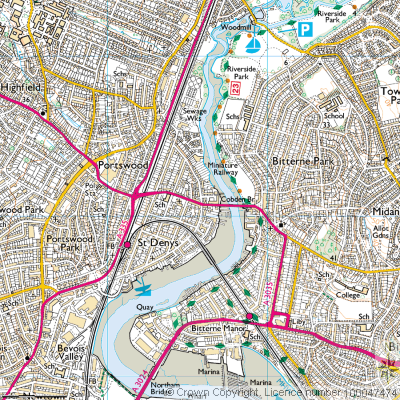 SW - 1:25k Scale Map